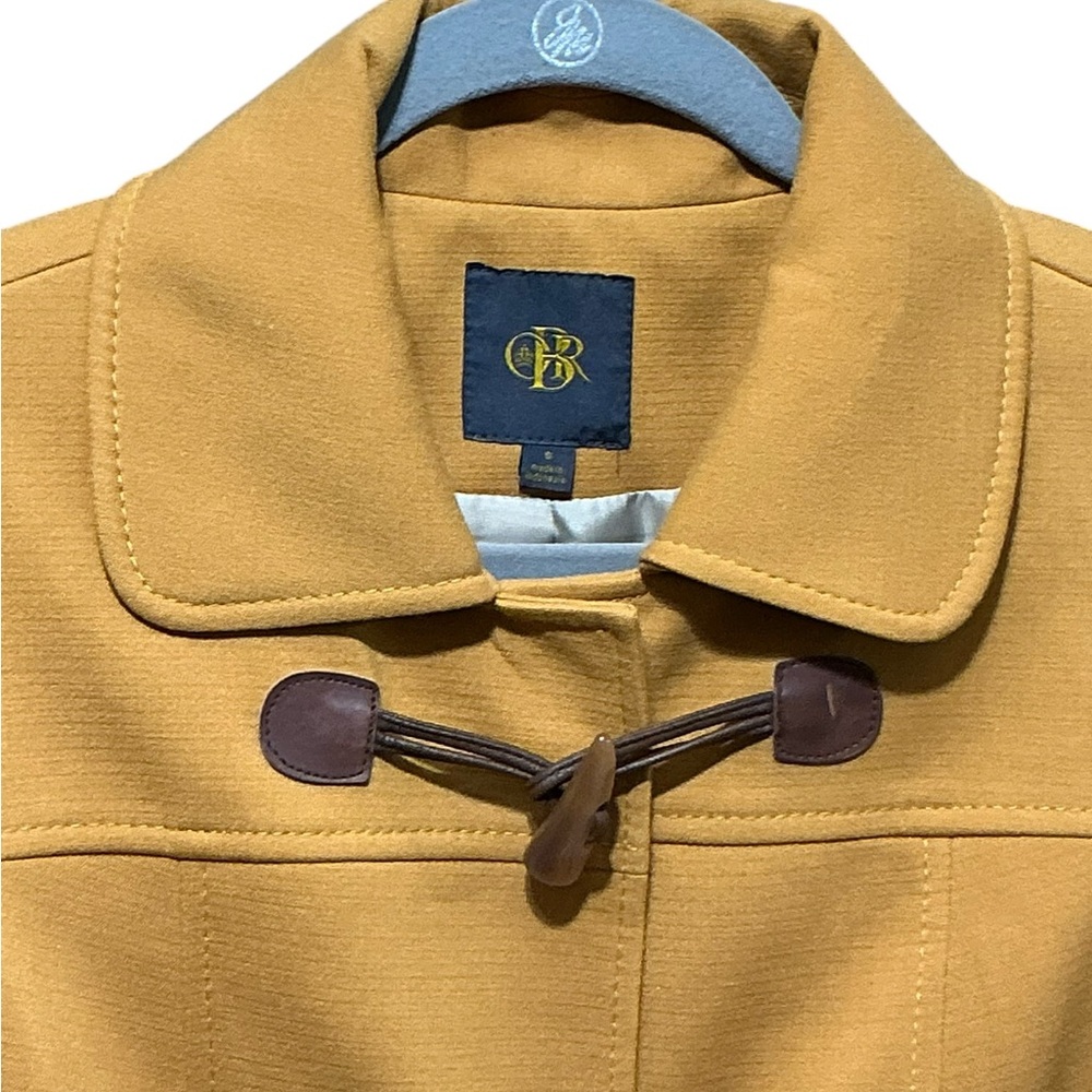 OUTBACK RED Vintage Duffle Coat S 19” p2p Mustard EUC - Picture 4 of 11